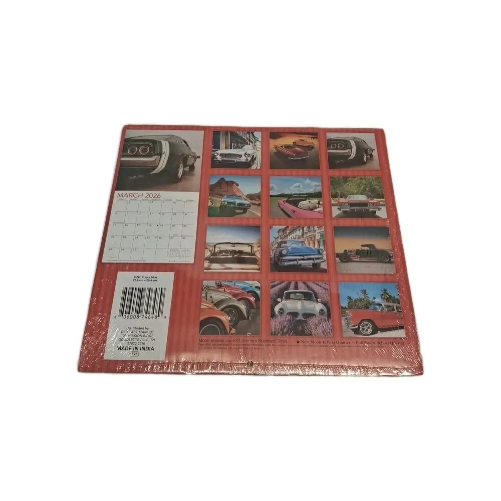 2026 Cars Wall Calendar 20